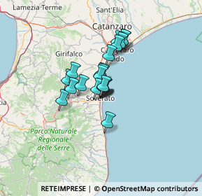 Mappa Via Francesco Cilea, 88068 Soverato CZ, Italia (8.921)