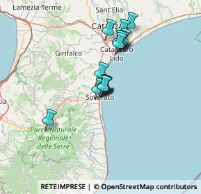 Mappa Via Francesco Cilea, 88068 Soverato CZ, Italia (11.63733)