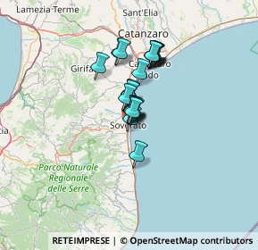 Mappa Via Francesco Cilea, 88068 Soverato CZ, Italia (9.0235)