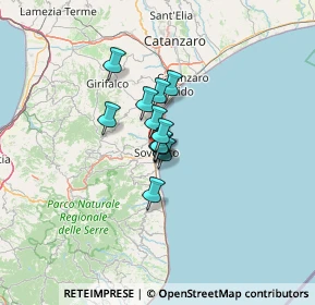 Mappa Via Francesco Cilea, 88068 Soverato CZ, Italia (7.12833)