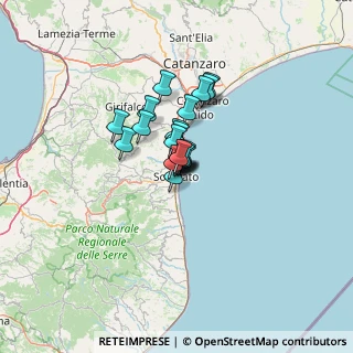Mappa Via Francesco Cilea, 88068 Soverato CZ, Italia (7.273)