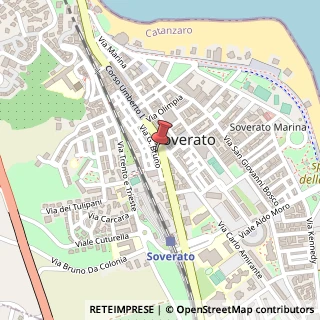 Mappa Via G. Bruno, 81, 88068 Soverato, Catanzaro (Calabria)