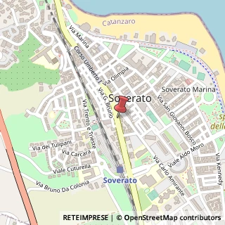 Mappa Corso Umberto I, 171, 88068 Soverato, Catanzaro (Calabria)