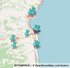 Mappa Via Monfalcone, 88068 Soverato CZ, Italia (3.37545)