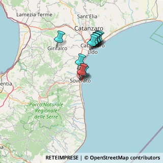 Mappa Località corvo, 88068 Soverato CZ, Italia (11.92917)