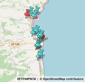 Mappa Località corvo, 88068 Soverato CZ, Italia (2.882)