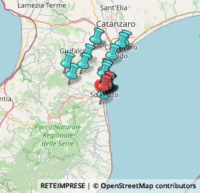 Mappa Via Buenos Aires, 88060 Satriano CZ, Italia (7.6895)