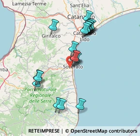 Mappa Via Buenos Aires, 88060 Satriano CZ, Italia (16.029)