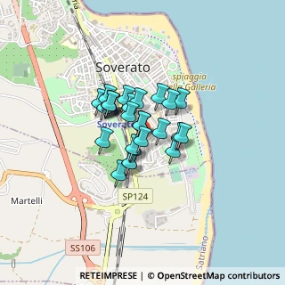 Mappa Via Vincenzo Monti, 88068 Soverato CZ, Italia (0.28889)