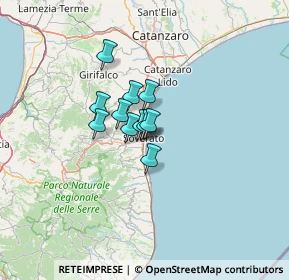 Mappa Via Vincenzo Monti, 88068 Soverato CZ, Italia (7.41091)