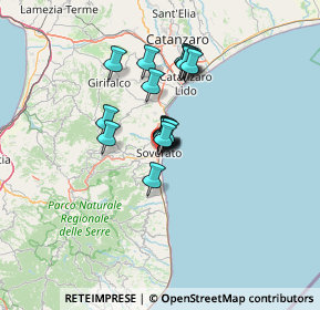 Mappa Via Vincenzo Monti, 88068 Soverato CZ, Italia (9.41333)