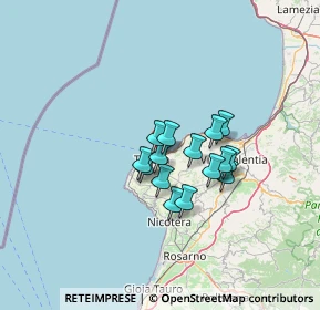 Mappa Via Leonardo Drago, 89861 Parghelia VV, Italia (9.802)