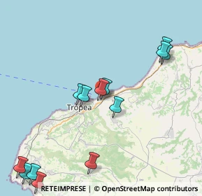 Mappa Via Leonardo Drago, 89861 Parghelia VV, Italia (5.43)