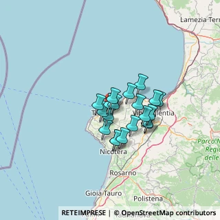 Mappa Via Porto Salvo, 89861 Parghelia VV, Italia (9.9185)