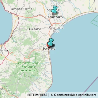 Mappa Via Giacomo Leopardi, 88068 Soverato CZ, Italia (34.41083)