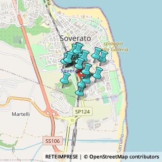 Mappa Viale Stazione, 88068 Soverato CZ, Italia (0.2375)