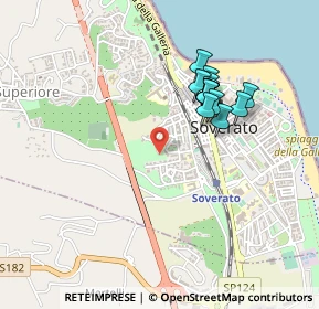 Mappa Via del Senato, 88068 Soverato CZ, Italia (0.428)