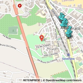 Mappa Via del Senato, 88068 Soverato CZ, Italia (0.3815)