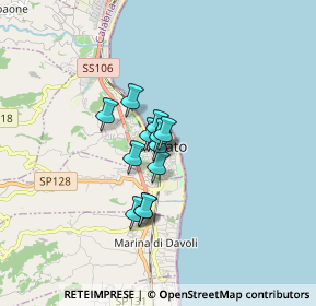 Mappa Via C. Amirante, 88068 Soverato CZ, Italia (1.0275)