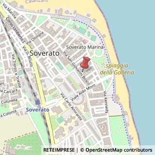 Mappa Via XXV Aprile, 5, 88068 Soverato, Catanzaro (Calabria)