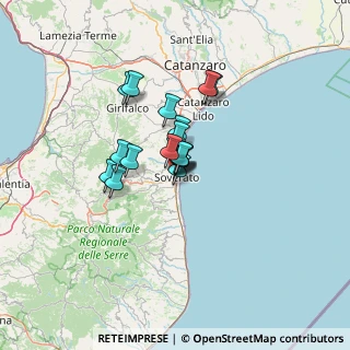 Mappa Via Santa Maria, 88068 Soverato CZ, Italia (8.83647)