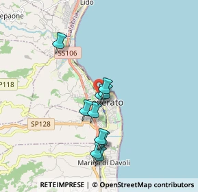 Mappa Via Chiarello, 88068 Soverato CZ, Italia (1.96091)