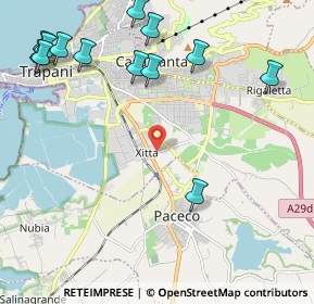 Mappa Via Ponte Salemi, 91100 Trapani TP, Italia (3.13077)