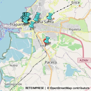Mappa Via Ponte Salemi, 91100 Trapani TP, Italia (3.0065)