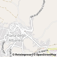 خريطة Piana degli Albanesi