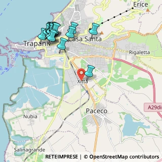 Mappa Via Coppola, 91100 Trapani TP, Italia (2.8265)