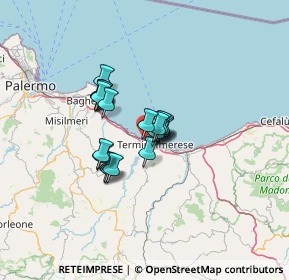 Mappa Via Contrada Ginestra, 90018 Termini Imerese PA, Italia (9.4355)