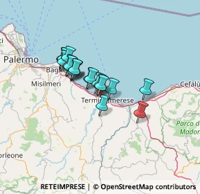 Mappa Via Contrada Ginestra, 90018 Termini Imerese PA, Italia (10.502)