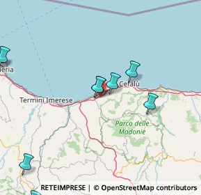 Mappa VIA VALERIA, 90010 Campofelice di Roccella PA, Italia (33.80438)