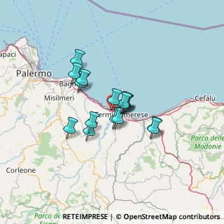 Mappa Lungo Mare Cristoforo Colombo, 90018 Termini Imerese PA, Italia (10.25563)