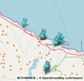 Mappa Via Piersanti Mattarella, 90019 Trabia PA, Italia (3.65286)