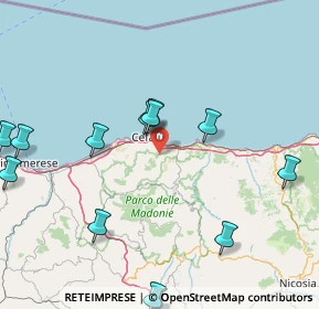 Mappa Via dei Nebrodi, 90015 Cefalù PA, Italia (22.44462)