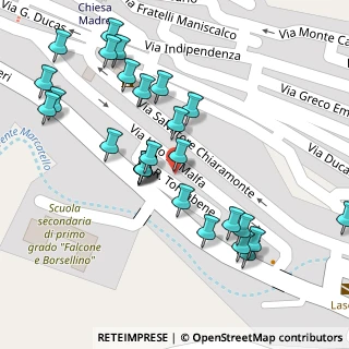Mappa Via S. Chiaramonte, 90010 Lascari PA, Italia (0.07519)