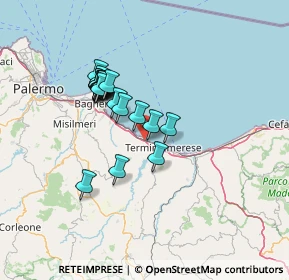Mappa Via Coda di Volpe, 90019 Termini Imerese PA, Italia (12.5405)