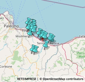 Mappa Via Coda di Volpe, 90019 Termini Imerese PA, Italia (9.623)