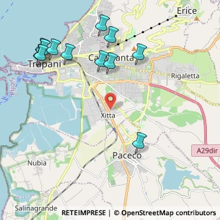 Mappa Via Fratelli d'Angelo, 91100 Trapani TP, Italia (2.90417)