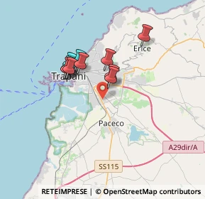 Mappa Via Fratelli d'Angelo, 91100 Trapani TP, Italia (3.12636)