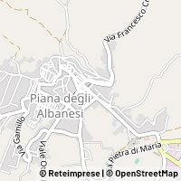 خريطة Piana degli Albanesi