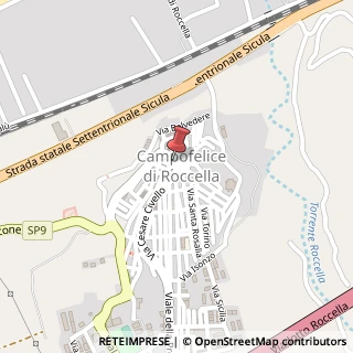 Mappa Piazza Garibaldi, 21, 90010 Campofelice di Roccella, Palermo (Sicilia)