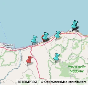 Mappa Via Cosimo Venturella, 90010 Campofelice di Roccella PA, Italia (7.68333)