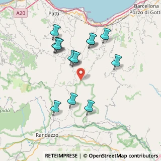 Mappa SP 115, 98065 Montalbano Elicona ME, Italia (7.91571)