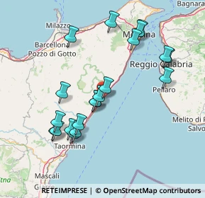 Mappa Piazza Sandro Pertini, 98026 Nizza di Sicilia ME, Italia (17.0105)