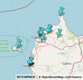 Mappa Via Zabbarelle, 91100 Paceco TP, Italia (14.85786)