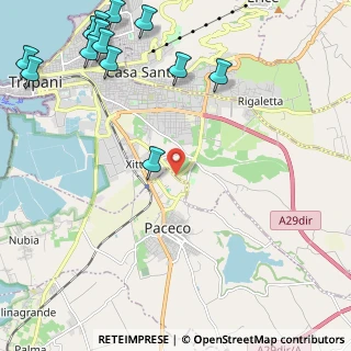 Mappa Via Zabbarelle, 91100 Paceco TP, Italia (3.60308)