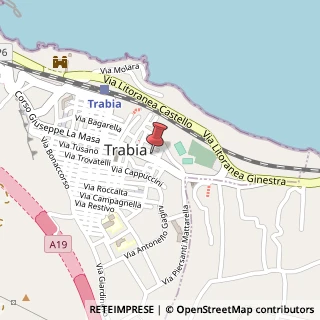 Mappa Corso Giuseppe la Masa, 181, 90019 Trabia, Palermo (Sicilia)