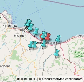 Mappa Via di Vittorio, 90019 Trabia PA, Italia (10.42938)